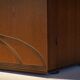 Vintage walnut bar/sideboard, Germany 1980s