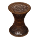 Tabouret diabolo en rotin