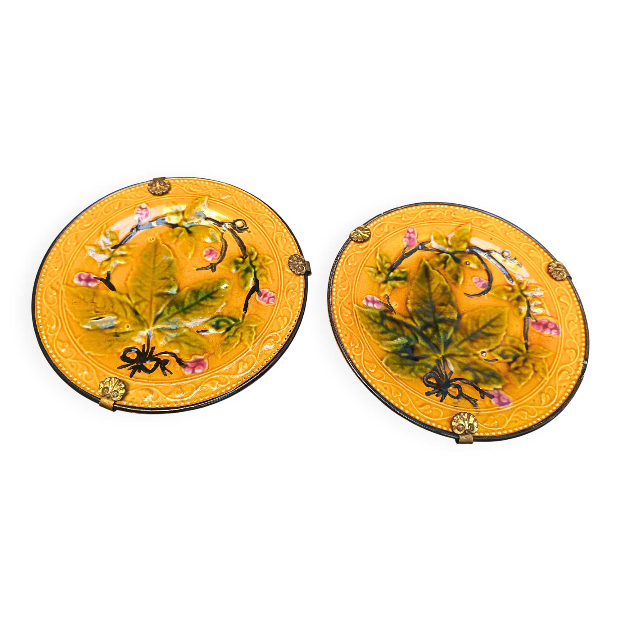 Antique slipware plates