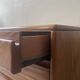 Commode 3 tiroirs en bois d'orme massif, maison Regain