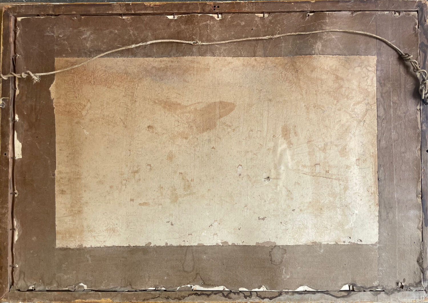 Old sunset painting painting early 20th century