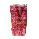 Red Moroccan Talsint rug - 113 x 259 cm
