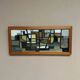 Original Swedish Oil on Canvas – “Abstract Composition” – Signed – Dated 1959 – Vintage & Framed – 77 × 35 cm