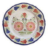 Assiette en faïence Henriot Quimper HB