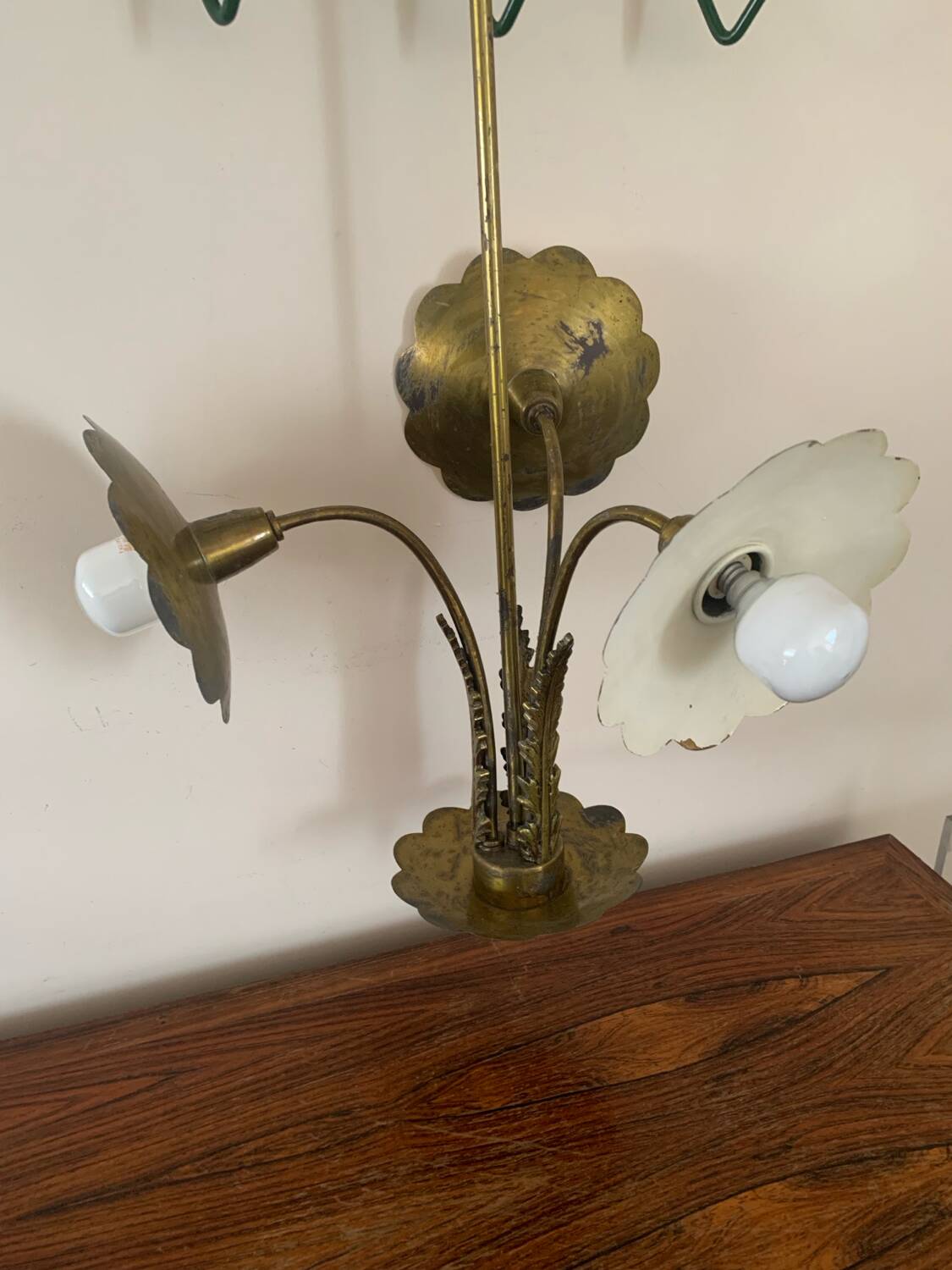 Vintage Art Nouveau pendant light
