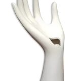 Vintage white hand vase