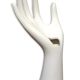Vintage white hand vase