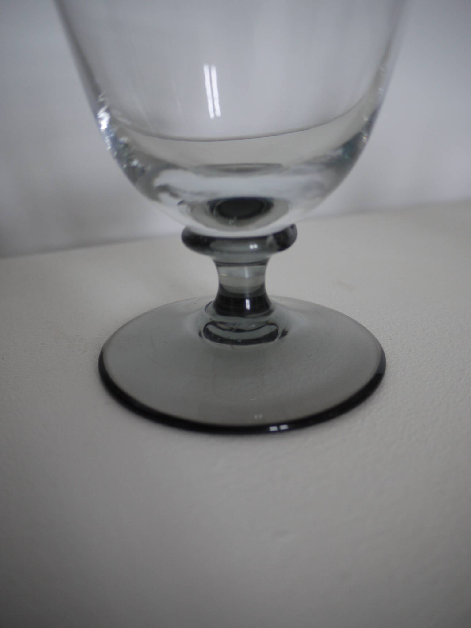 Lot de 4 verres en cristal