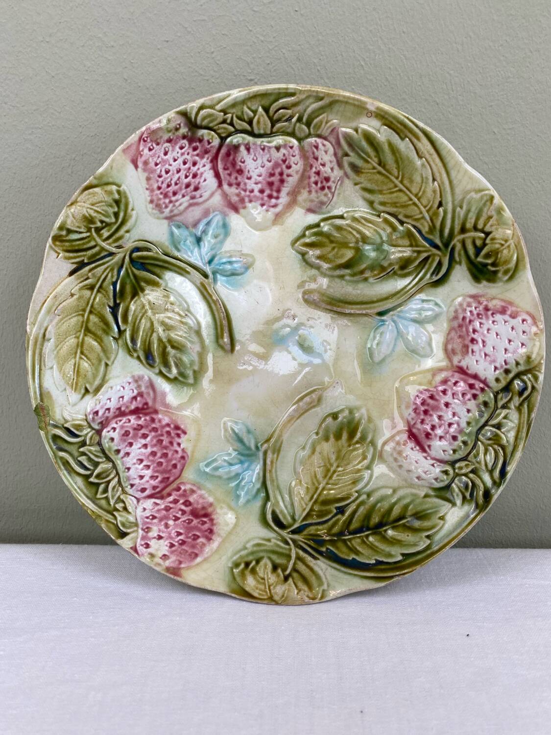 Strawberry slushie plate