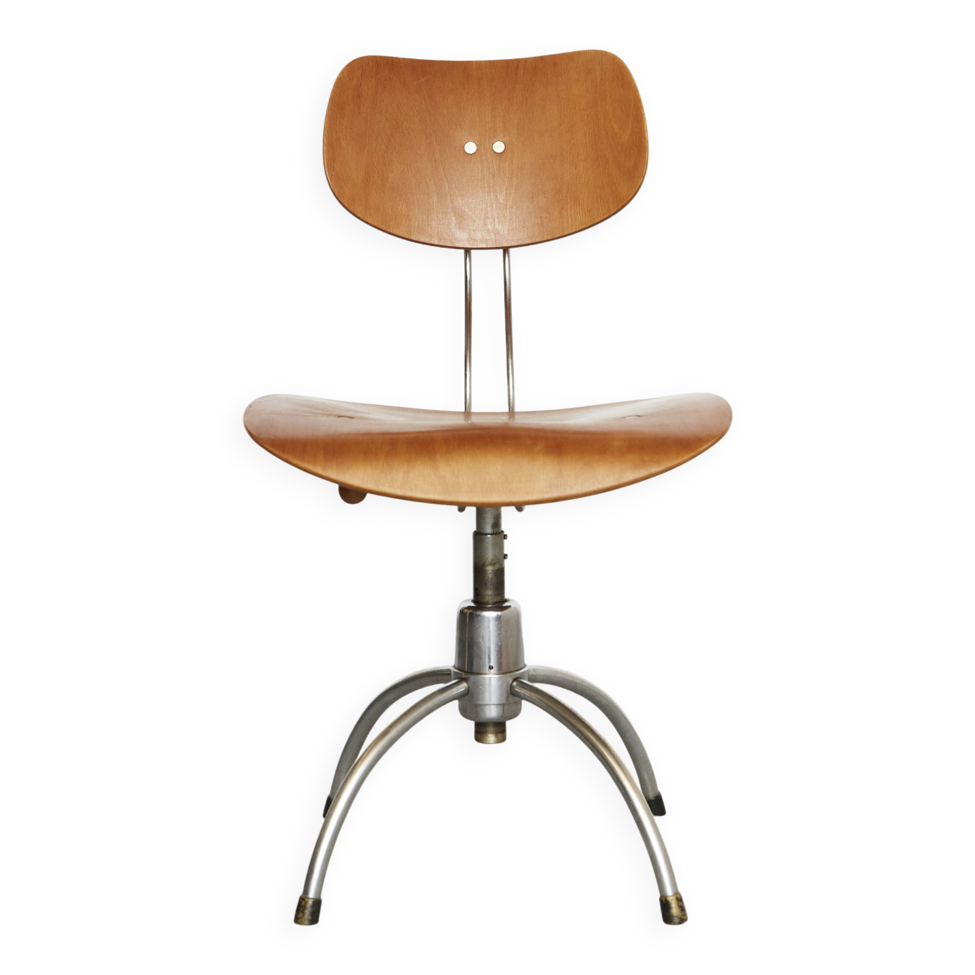 Chaise pivotante Mid-Century modèle SE 40 par Egon Eiermann pour Wilde+Spieth