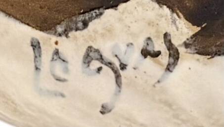 Legras pocket tray signed – enamelled glass Art Nouveau, winter landscape