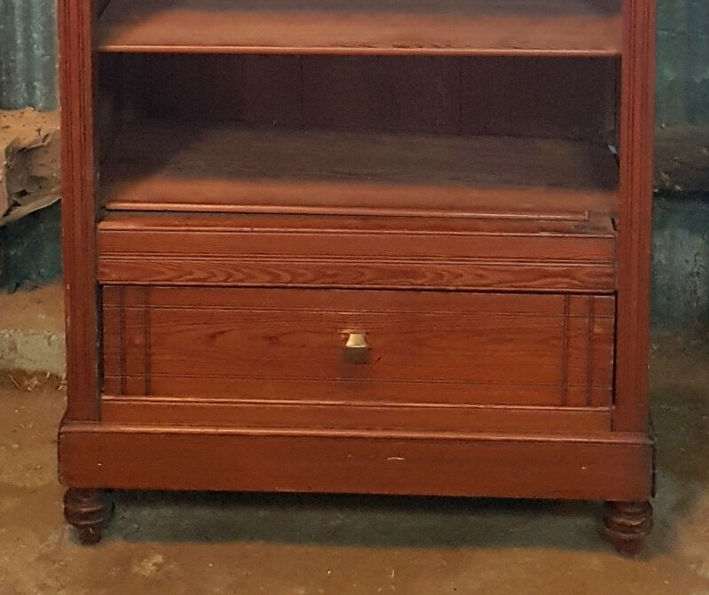 Original Parisian wardrobe with a jagged cornice
