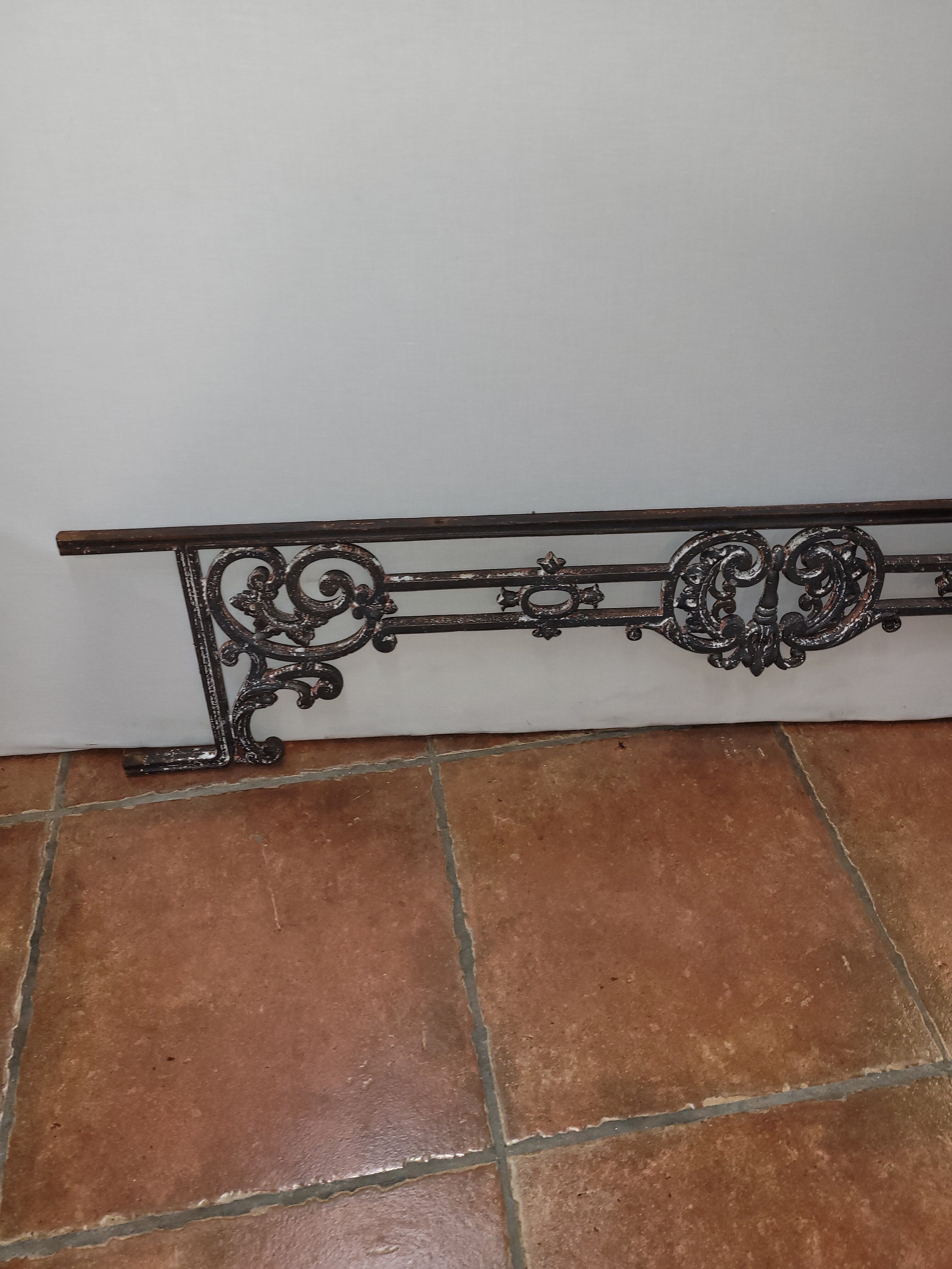 Cast iron railing