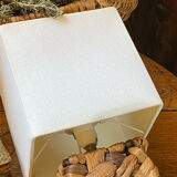 Lamp, natural weaving in water hyacinth fibre.