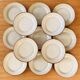 Lot d'assiettes creuses et plates Tulowice