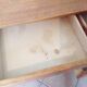 Scandinavian-style verni chene desk / vintage 60s