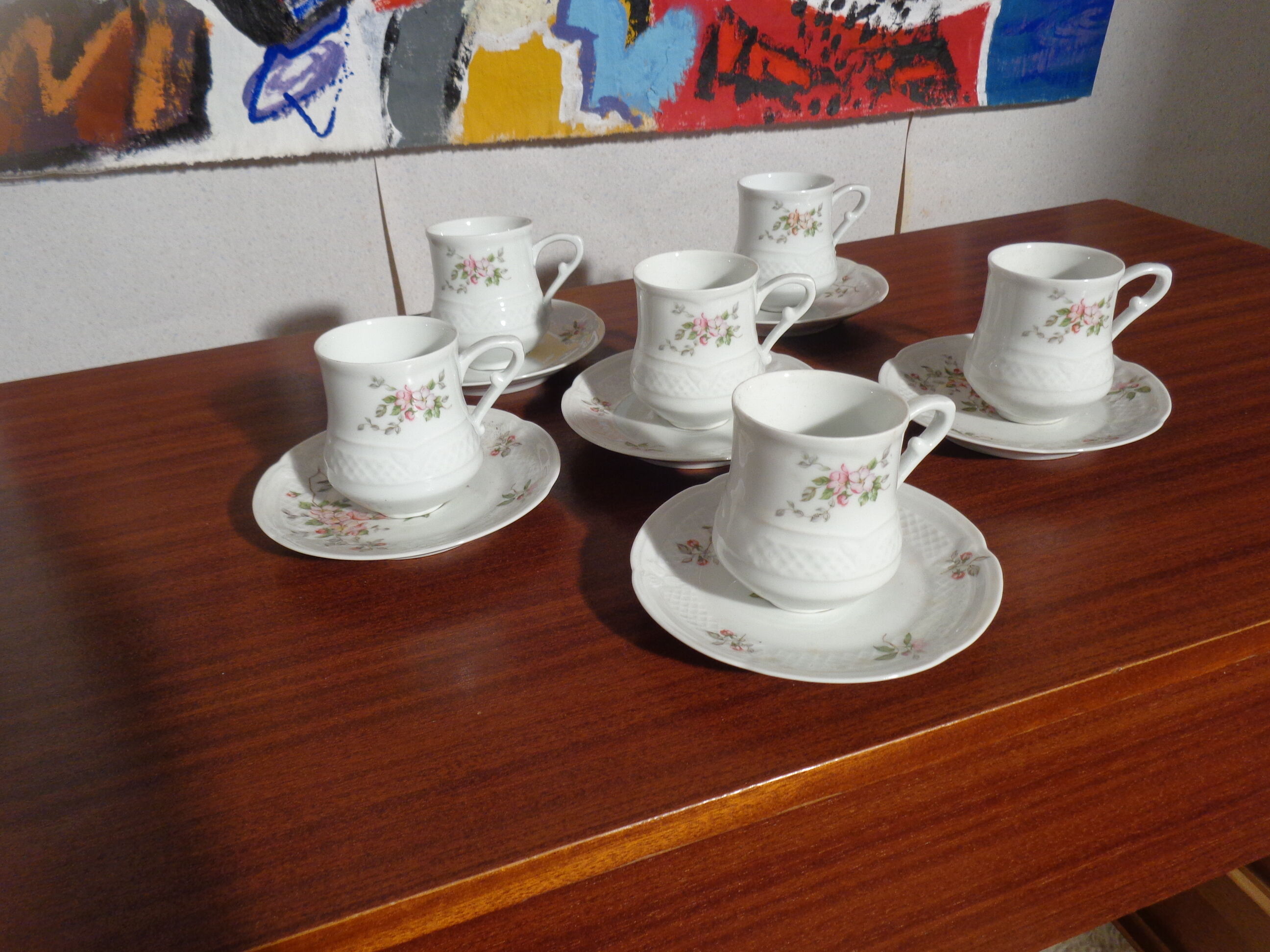 Louis Lourioux coffee cups in their box