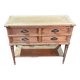 Louis XVI style console in pickled cherry