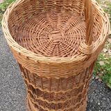 Rattan cylinder basket