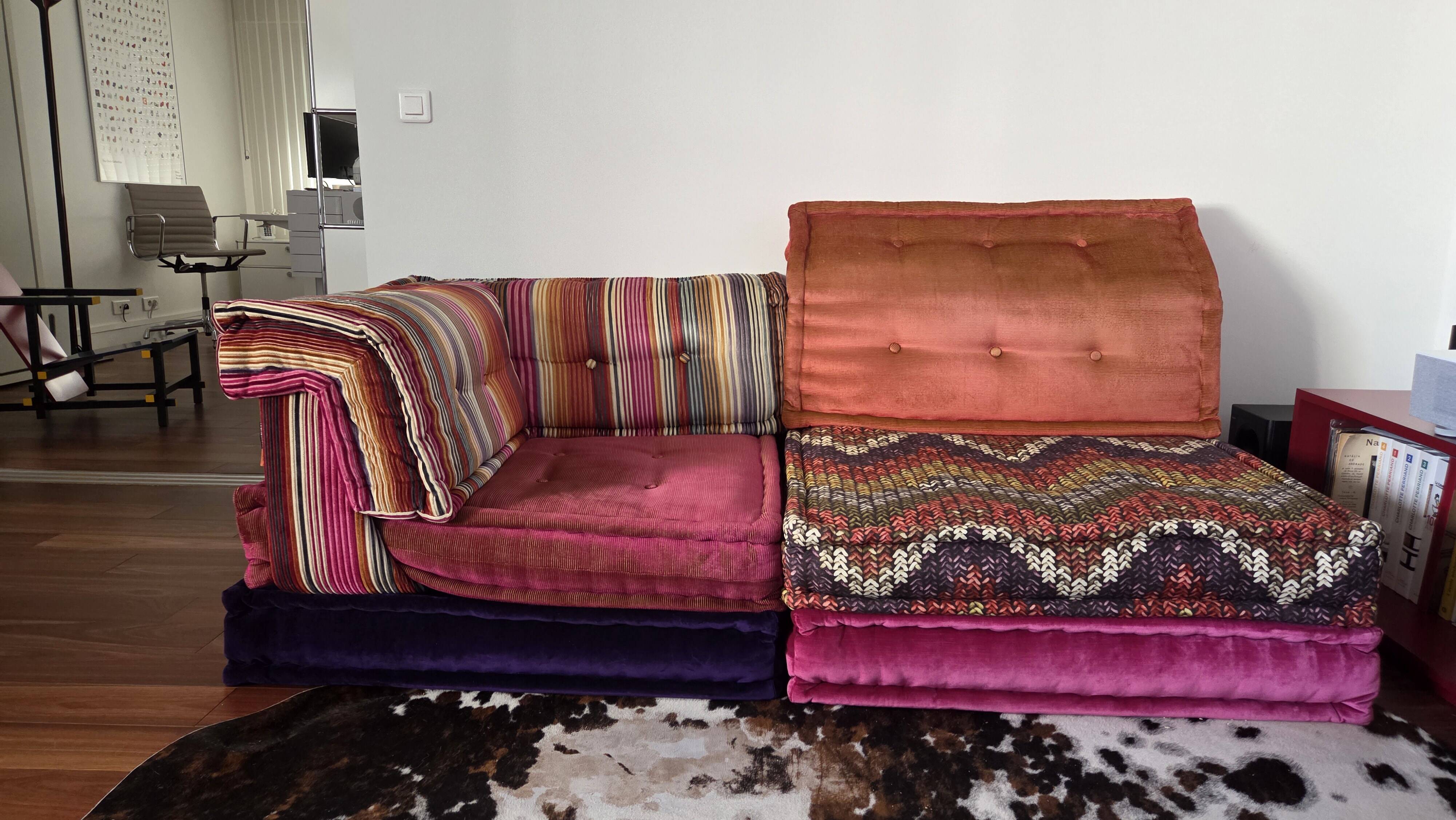 Mah Jong sofa Roche & Bobois Missoni fabrics