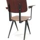 Vintage Galvanitas S16 school Chair with armrests and compass of the 1960s