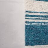 Handwoven recycled cotton rug - 40 x 60 cm