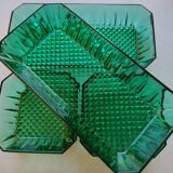 Vintage green presentation dishes