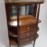 Half-moon furniture Louis XVI style late 19th