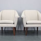 1960s Pair of Danish Restored Armchairs