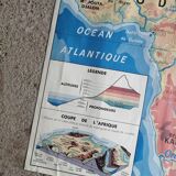 Vintage school map mdi: Africa-Europe physical.