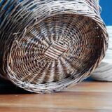 Panier en osier tressé vannerie artisanale