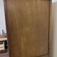 Vintage wooden Parisian wardrobe