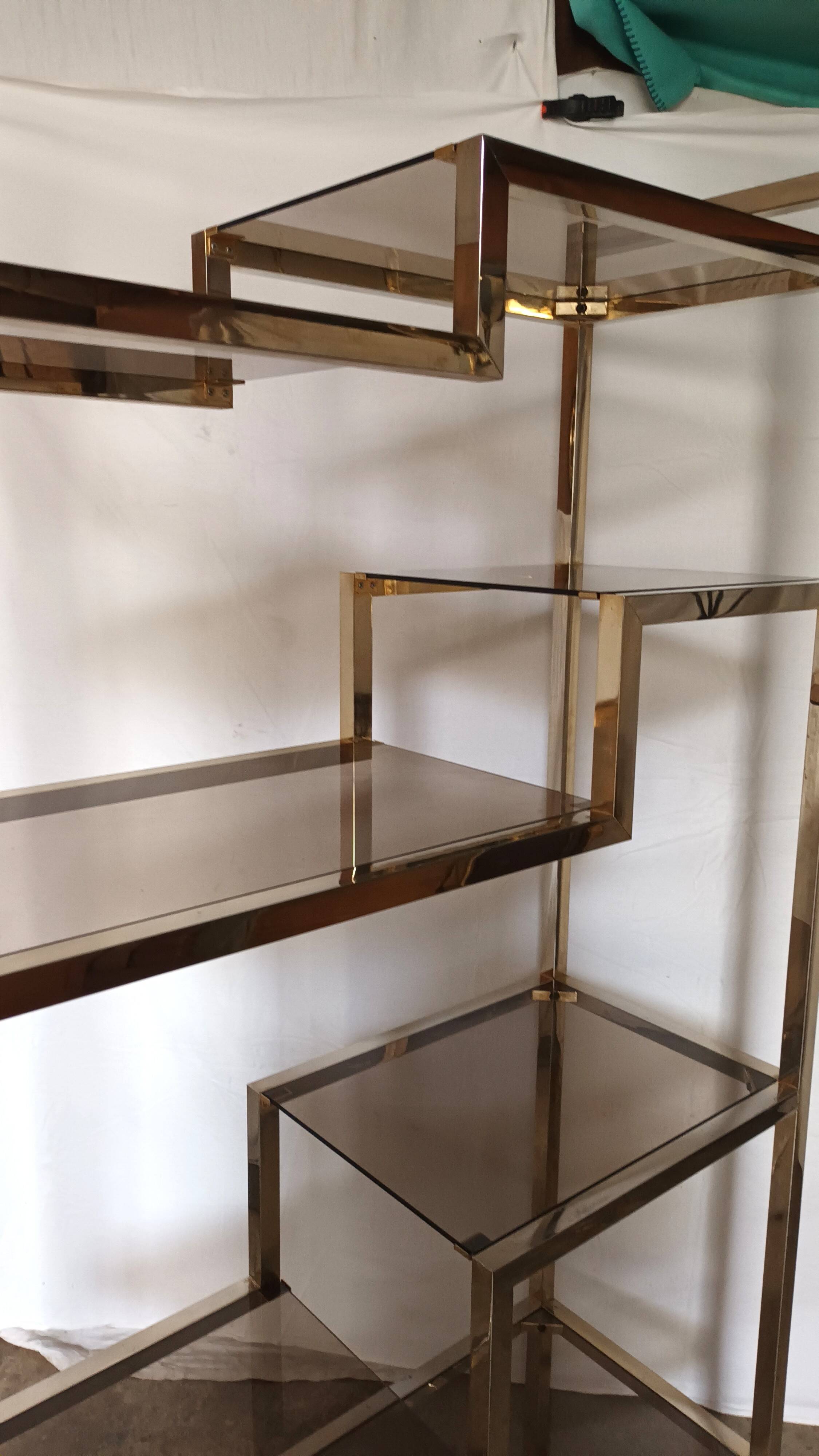 1970s shelf attributed to Willy Rizzo.