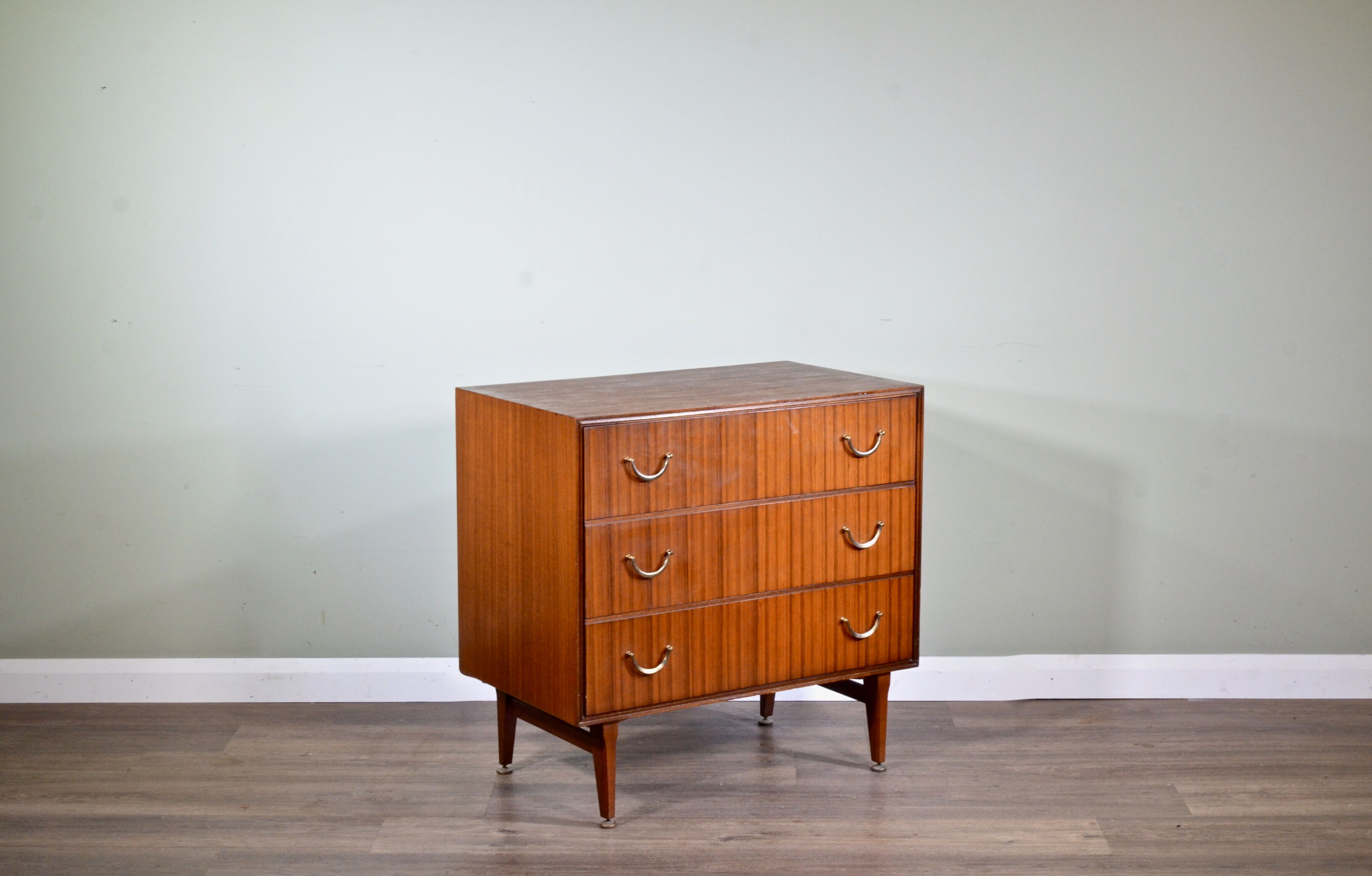 Midcentury Meredew walnut chest of drawers