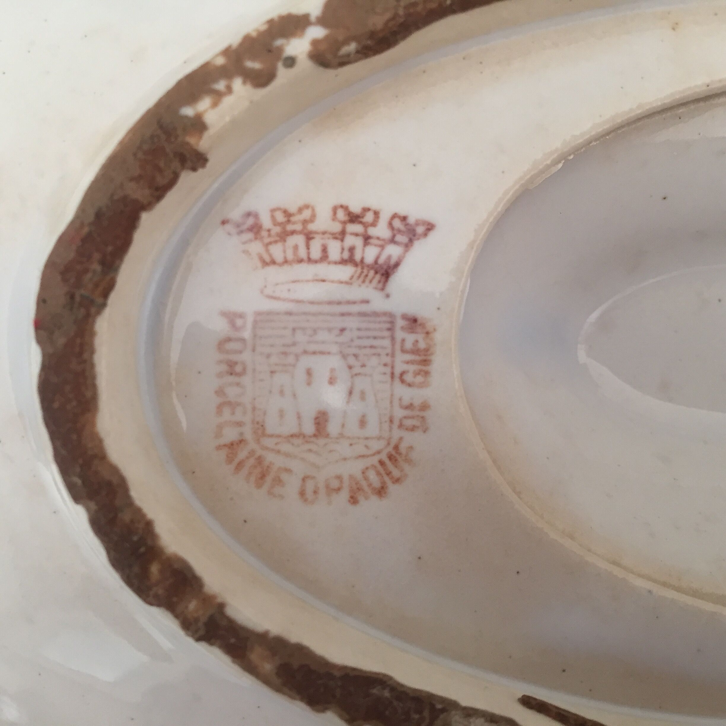 Gravy boat ancienne gien