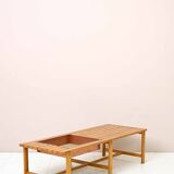 Scandinavian bench with planter