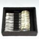 Christofle - 12 Moka spoons Pearls