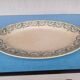 Plat ovale en terre de fer, vers 1900