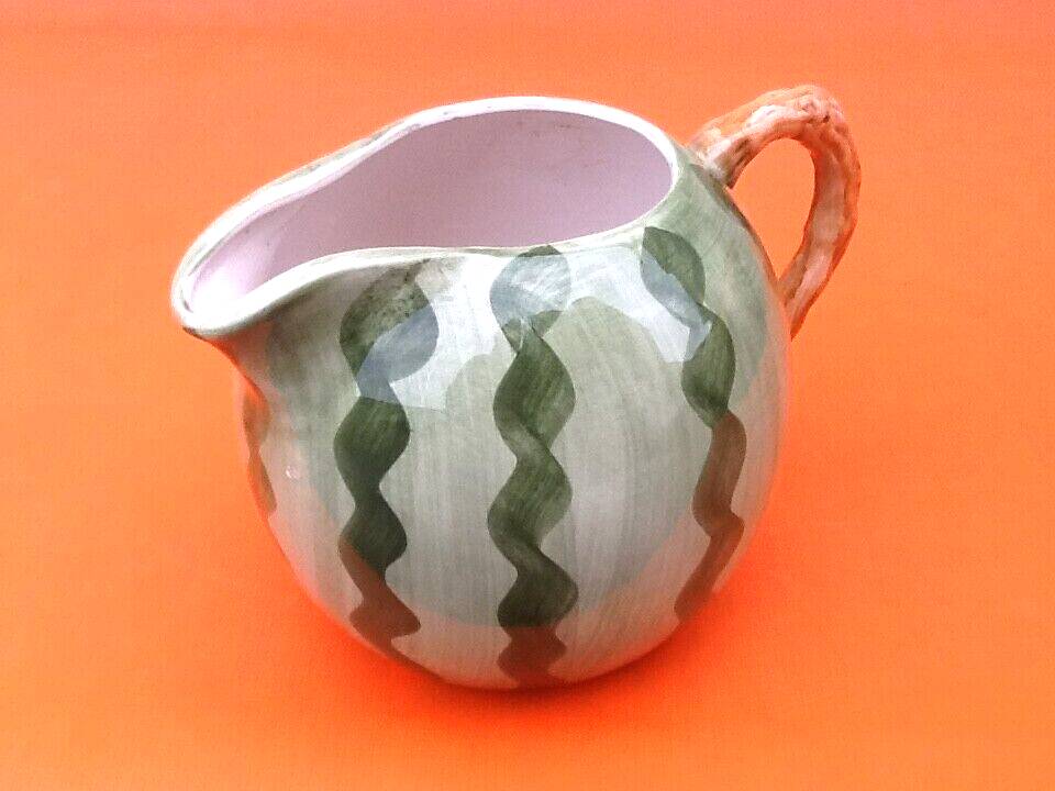 Watermelon Pitcher / Jug Glazed Ceramic