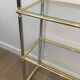 Neoclassical shelf with silver gunmetal patina and gilt metal