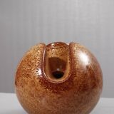 Roberto Rigon & Bertoncello Ceramiche trilobed sphere vase Italy 1970