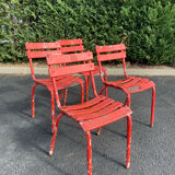 Iron bistro chairs