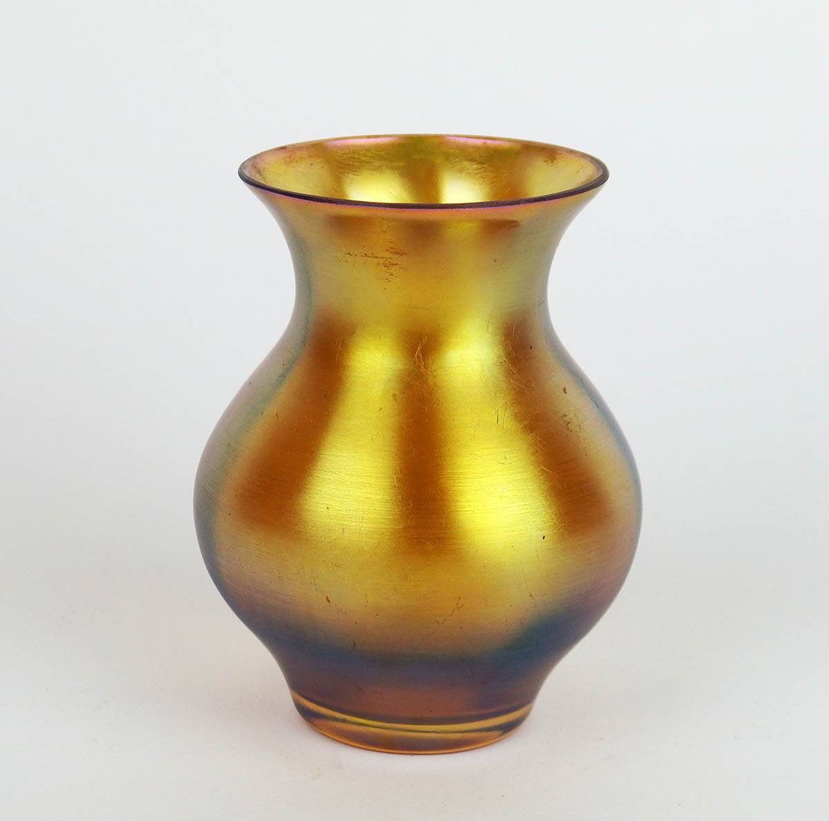 Iridescent glass vase by WMF
