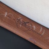 6 chairs skaï teck Bramin made in Denmark