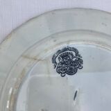 4 assiettes parlantes Vieillard XIXeme