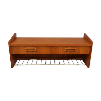Étagère murale scandinave en teck
