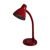 Lampe de bureau flexible rouge atelier articulée vintage marque Massive