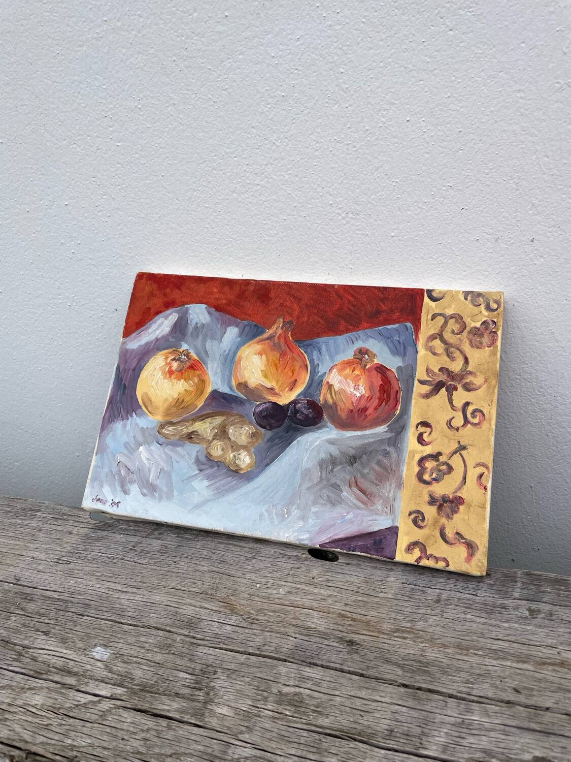 Still life oil painting