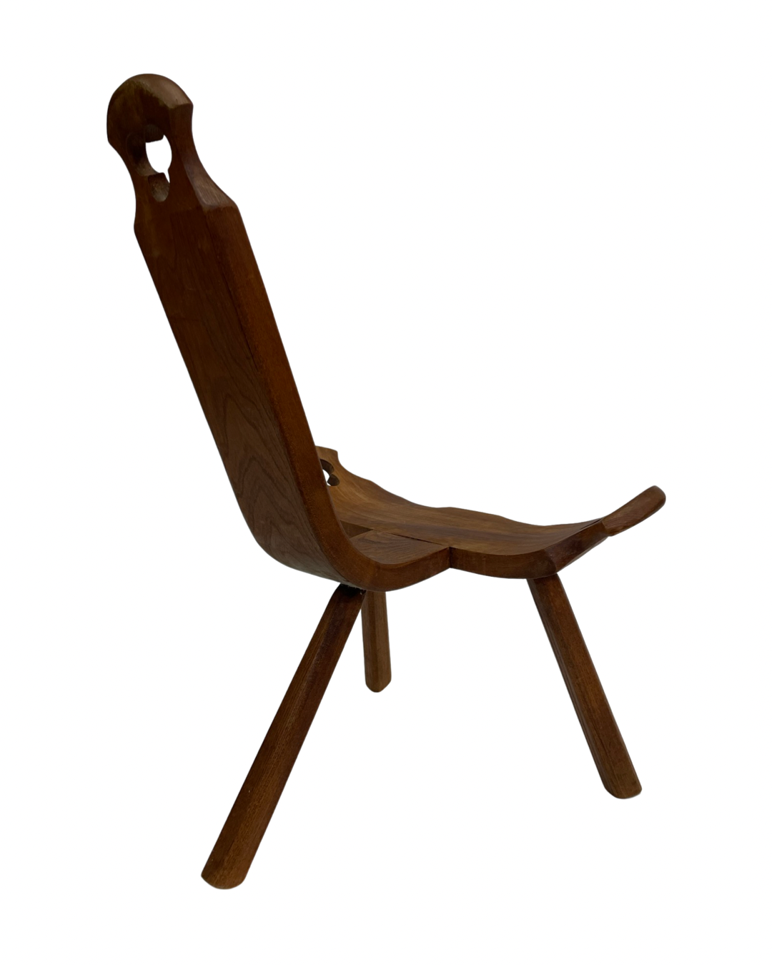 Chaise espagnole vintage brutalist design minimaliste