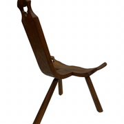 Chaise espagnole vintage brutalist design minimaliste